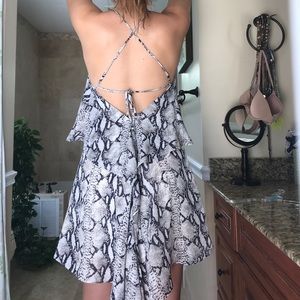 Lovposh snake skin dress